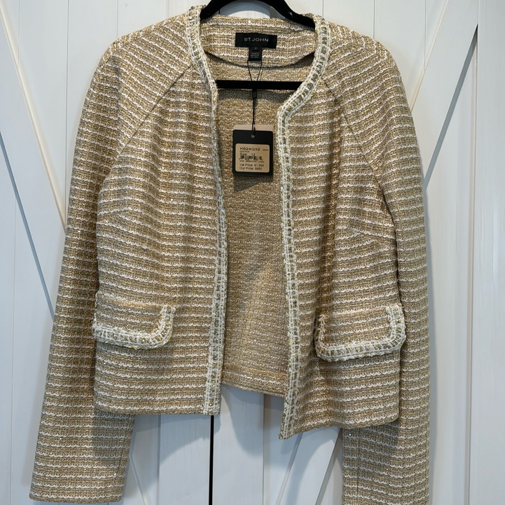 St John blazer sparkly